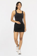 Load image into Gallery viewer, Black Tennis Skort