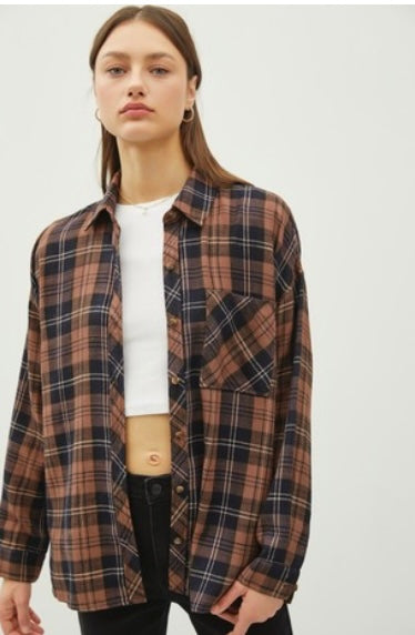 Brown Flannel