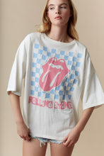 Load image into Gallery viewer, Licensed Cream Rolling Stones Top

