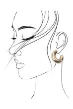 Load image into Gallery viewer, Gold Puff Earrings
