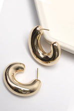 Load image into Gallery viewer, Gold Puff Earrings
