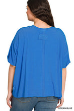 Load image into Gallery viewer, Plus Oversized Ribbed Top
