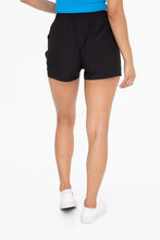 Load image into Gallery viewer, Black Drawstring Athleisure Shorts

