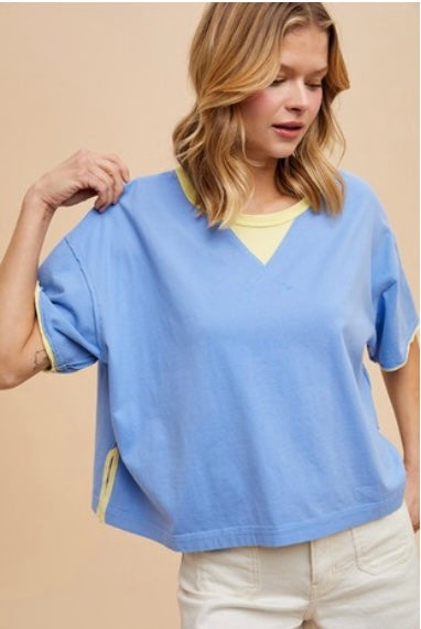 Washed Ringer Top