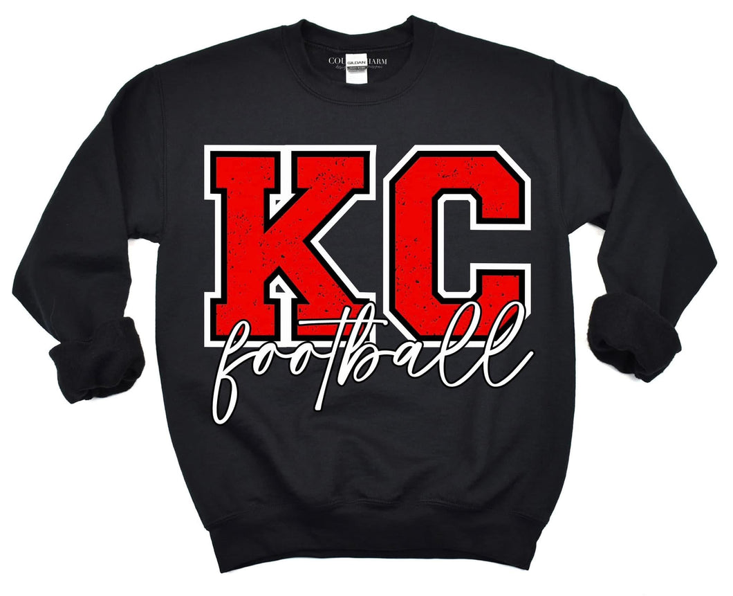 Black KC Football Youth and Adult