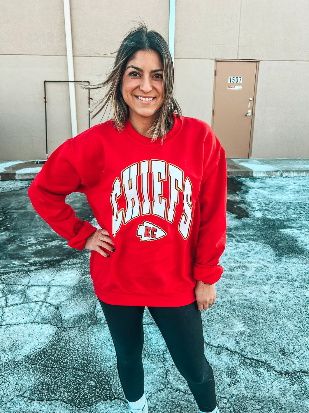 Curved KC Sweatshirt