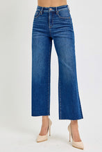 Load image into Gallery viewer, Tummy Control High Rise Wide Crop Jeans
