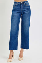 Load image into Gallery viewer, Tummy Control High Rise Wide Crop Jeans
