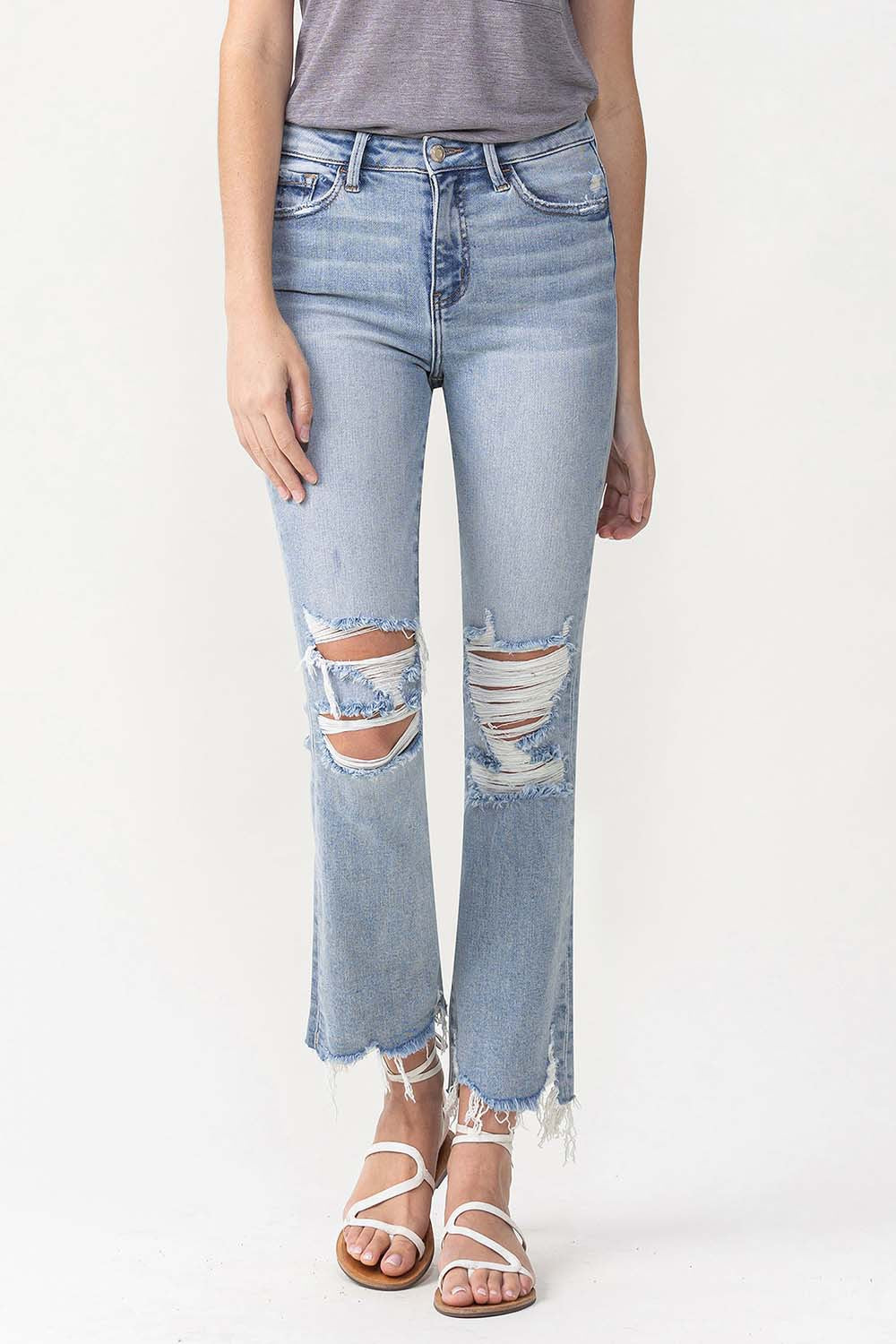 Jenna - High Rise Crop Jeans
