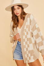 Load image into Gallery viewer, Checkerboard Cardigan

