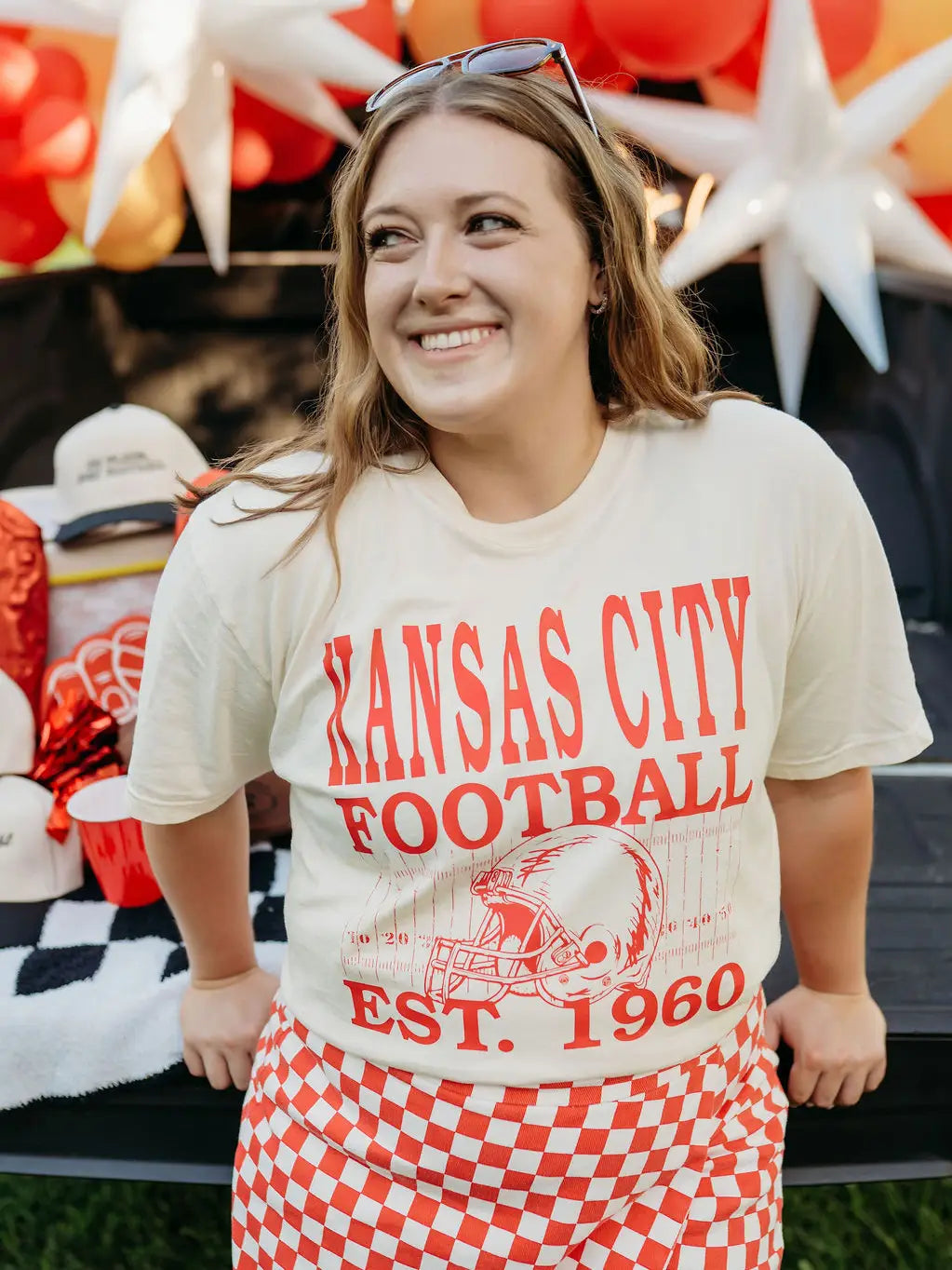 Cream Kansas City Tee