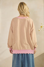 Load image into Gallery viewer, Mocha Striped Top
