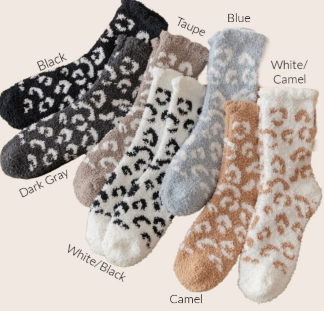 Leopard Soft Socks