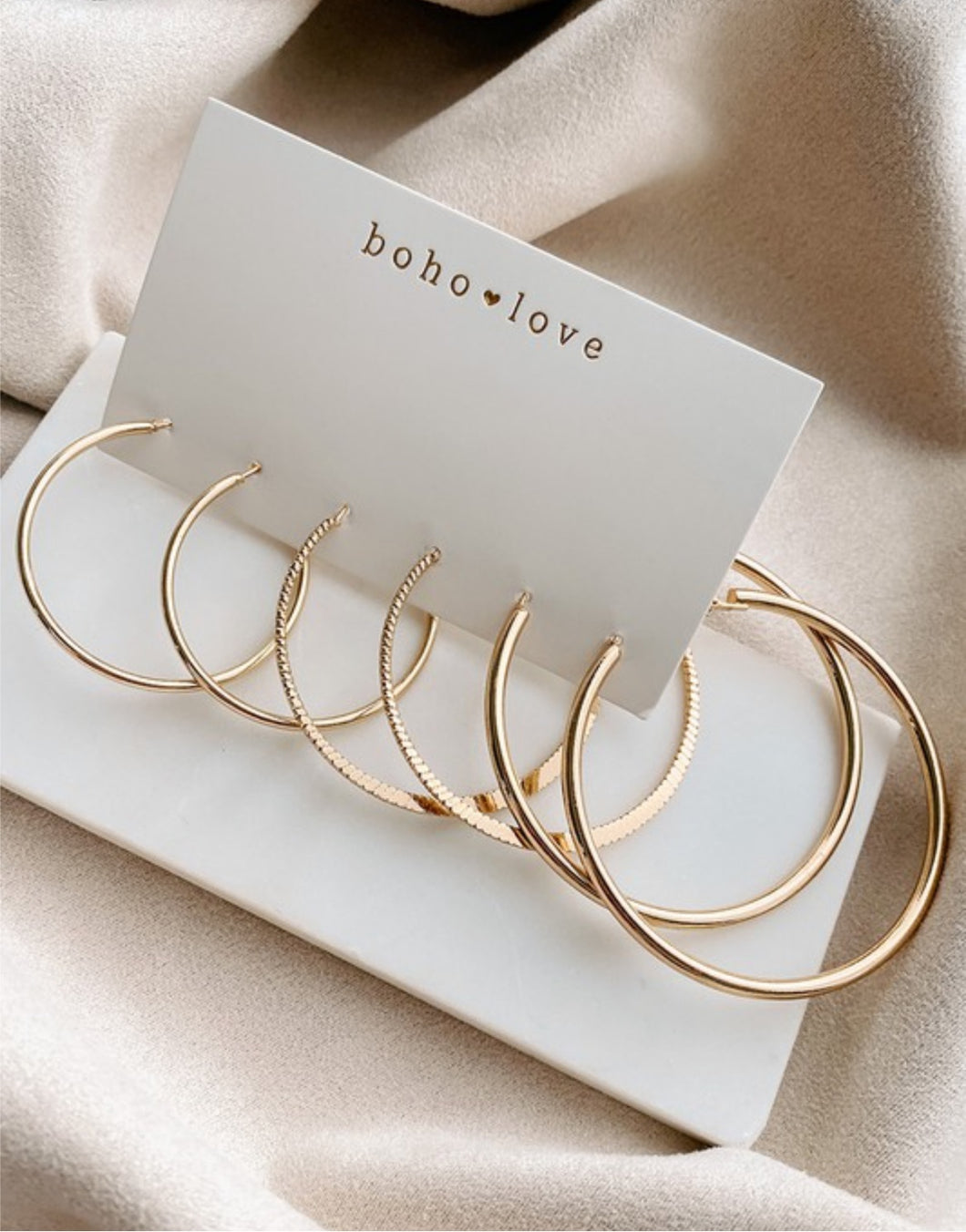 Gold Hoop Earrings